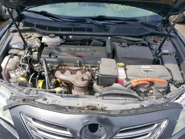 4T1BB46K49U064384 - 2009 TOYOTA CAMRY HYBR GRAY photo 7