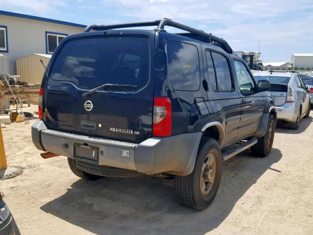 5N1ED28T53C668301 - 2003 NISSAN XTERRA XE BLACK photo 4