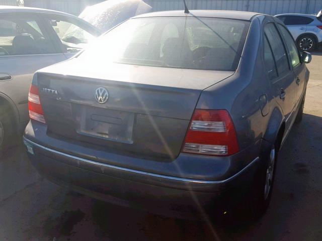 3VWSA69MX4M020156 - 2004 VOLKSWAGEN JETTA GLS GRAY photo 4