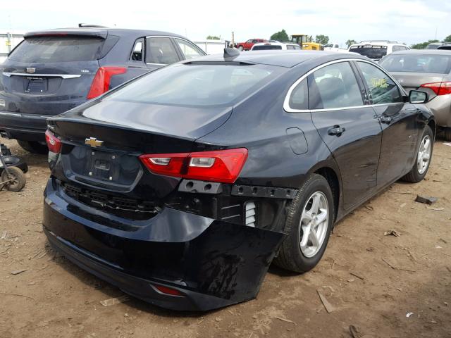1G1ZB5ST0HF143103 - 2017 CHEVROLET MALIBU LS 黑色 照片 4