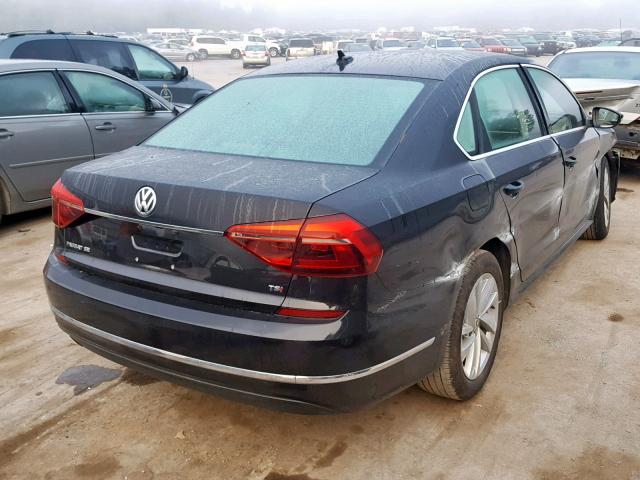 1VWBA7A36JC009211 - 2018 VOLKSWAGEN PASSAT SE BLACK photo 4