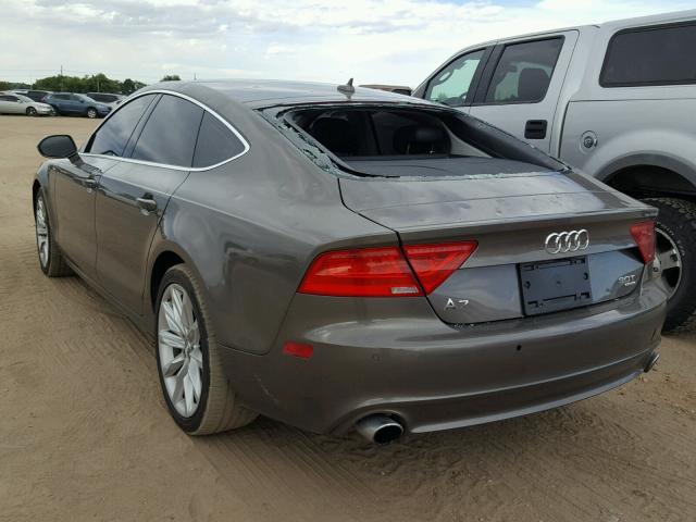 WAUSGAFC0CN002511 - 2012 AUDI A7 PRESTIG GRAY photo 3