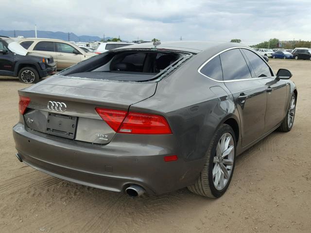 WAUSGAFC0CN002511 - 2012 AUDI A7 PRESTIG GRAY photo 4