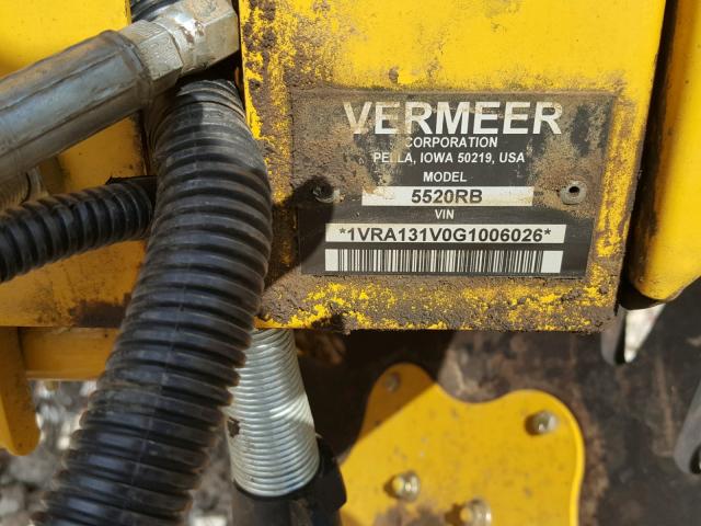 1VRA131V0G1006026 - 2017 VERM HAYBALER YELLOW photo 10