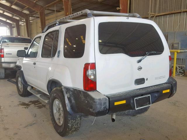 5N1ED28T5YC506062 - 2000 NISSAN XTERRA XE WHITE photo 3