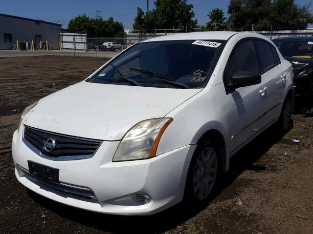 3N1AB6AP9AL725262 - 2010 NISSAN SENTRA 2.0 WHITE photo 2