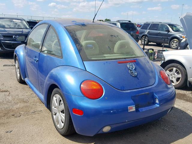 3VWBB61C8WM049691 - 1998 VOLKSWAGEN NEW BEETLE ლურჯი ფოტო 3