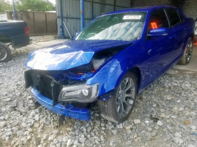 2C3CCABG3JH201588 - 2018 CHRYSLER 300 S BLUE photo 9