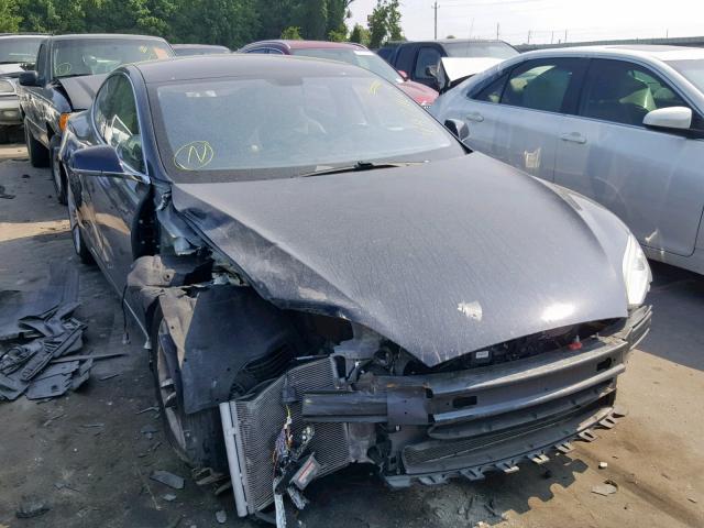 5YJSA1AC0DFP10558 - 2013 TESLA MODEL S أزرق صورة 1