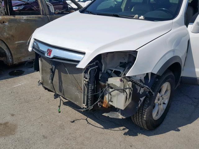 3GSDL43N58S576540 - 2008 SATURN VUE XE WHITE photo 9