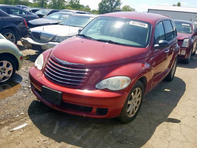 3A4FY48B86T339871 - 2006 CHRYSLER PT CRUISER RED photo 2