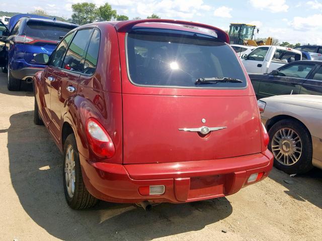 3A4FY48B86T339871 - 2006 CHRYSLER PT CRUISER RED photo 3