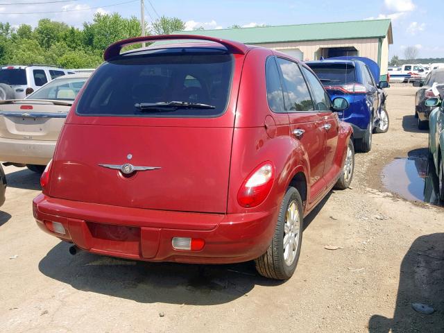 3A4FY48B86T339871 - 2006 CHRYSLER PT CRUISER RED photo 4