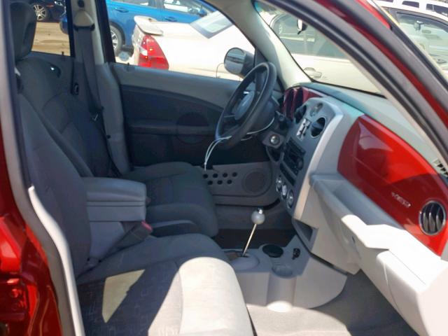 3A4FY48B86T339871 - 2006 CHRYSLER PT CRUISER RED photo 5