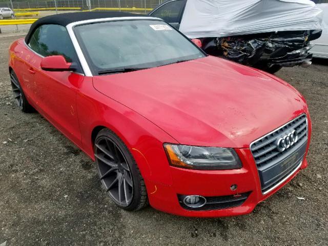 WAUJFAFH2AN012755 - 2010 AUDI A5 PREMIUM RED photo 1