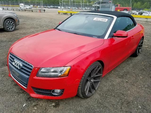 WAUJFAFH2AN012755 - 2010 AUDI A5 PREMIUM RED photo 2