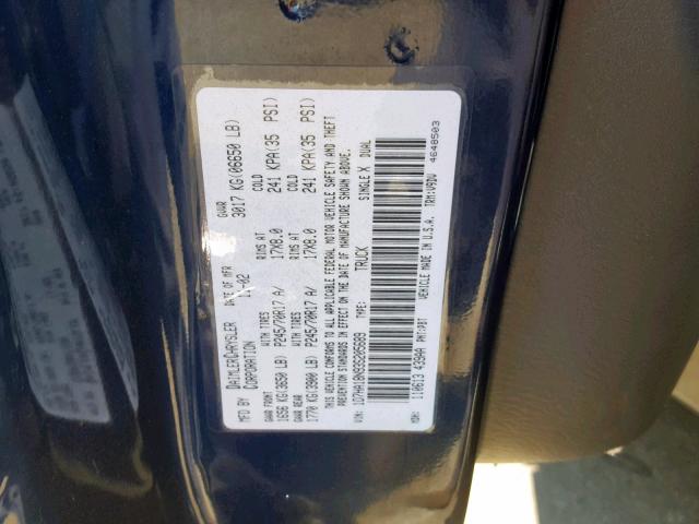 1D7HA18N93S205689 - 2003 DODGE RAM 1500 S BLUE photo 10