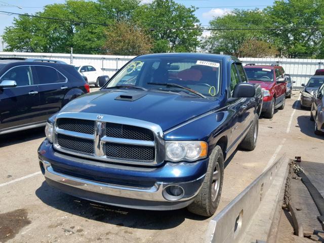 1D7HA18N93S205689 - 2003 DODGE RAM 1500 S BLUE photo 2