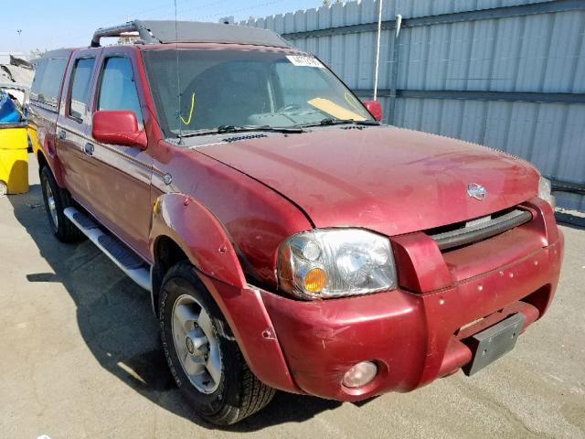 1N6ED27T61C362417 - 2001 NISSAN FRONTIER C RED photo 1