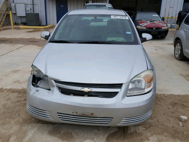 1G1AL58F187312521 - 2008 CHEVROLET COBALT LT SILVER photo 9