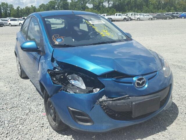 JM1DE1KY3C0145615 - 2012 MAZDA MAZDA2 BLUE photo 1