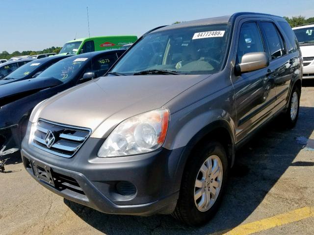 SHSRD78866U429273 - 2006 HONDA CR-V EX GOLD photo 2