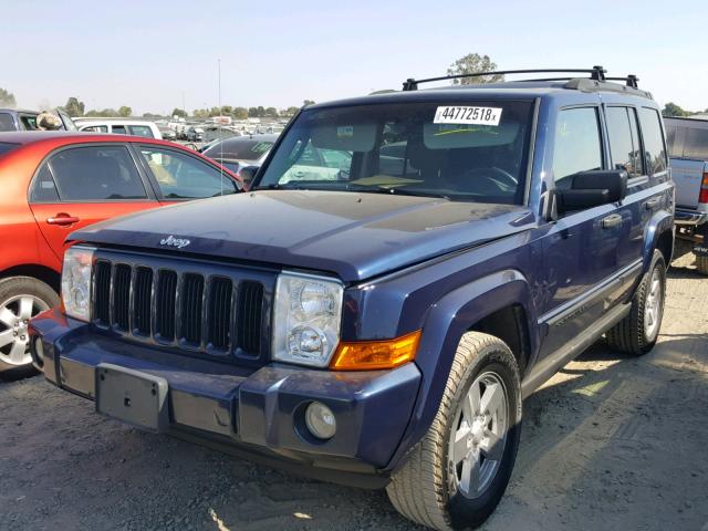 1J8HH48K36C254018 - 2006 JEEP COMMANDER Mavi foto 2