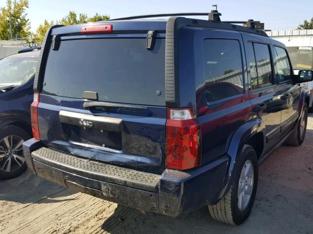 1J8HH48K36C254018 - 2006 JEEP COMMANDER Mavi foto 4