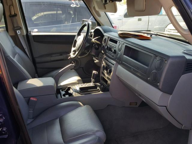 1J8HH48K36C254018 - 2006 JEEP COMMANDER Mavi foto 5