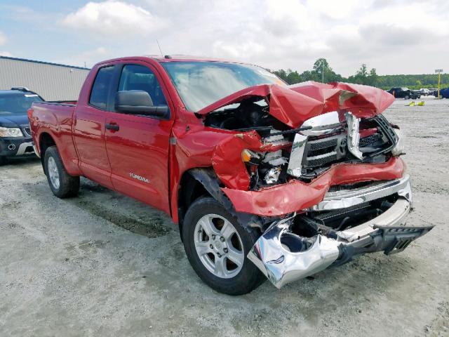 5TFUY5F1XCX235539 - 2012 TOYOTA TUNDRA DOU RED photo 1