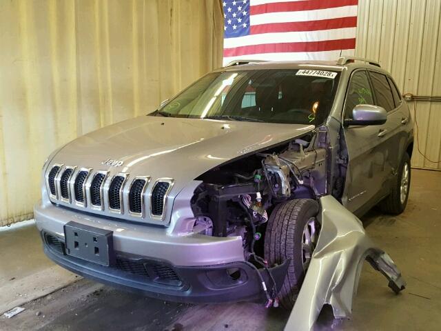 1C4PJMCB9FW679529 - 2015 JEEP CHEROKEE L GRAY photo 2