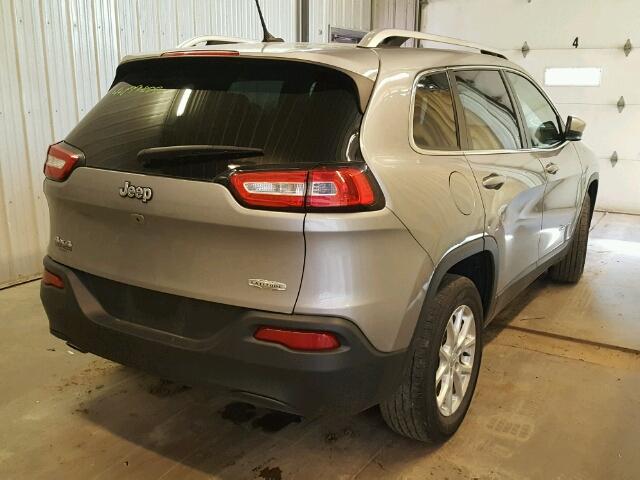 1C4PJMCB9FW679529 - 2015 JEEP CHEROKEE L GRAY photo 4