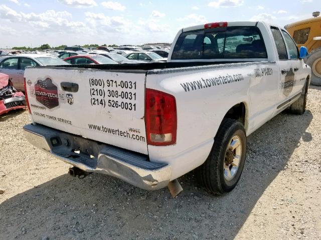3D7KR28C85G823583 - 2005 DODGE RAM 2500 S თეთრი ფოტო 4