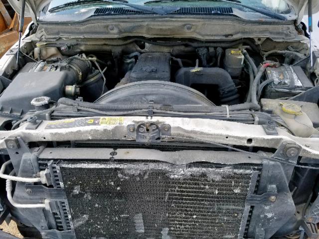 3D7KR28C85G823583 - 2005 DODGE RAM 2500 S თეთრი ფოტო 7