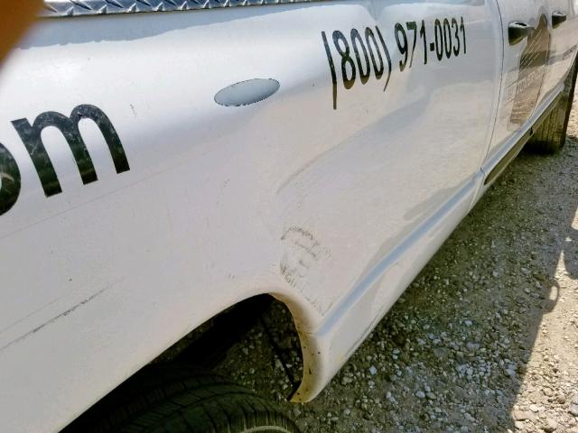 3D7KR28C85G823583 - 2005 DODGE RAM 2500 S თეთრი ფოტო 9