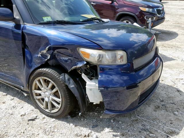 JTLKE50E281056079 - 2008 TOYOTA SCION XB 蓝色 照片 9