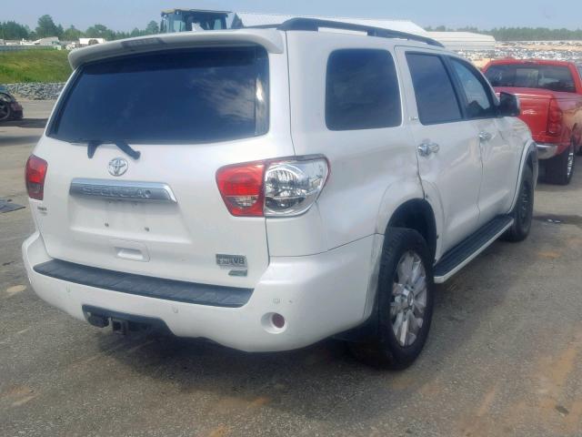 5TDDW5G1XBS041098 - 2011 TOYOTA SEQUOIA PL WHITE photo 4