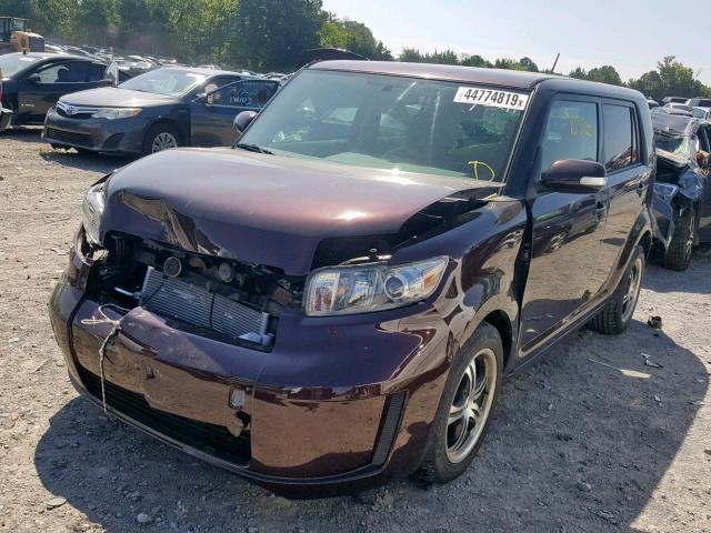 JTLKE50EX81000438 - 2008 TOYOTA SCION XB 勃艮第红 照片 2