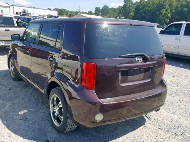 JTLKE50EX81000438 - 2008 TOYOTA SCION XB 勃艮第红 照片 3