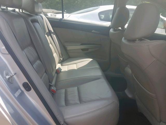 1HGCP36808A002099 - 2008 HONDA ACCORD EXL SILVER photo 6