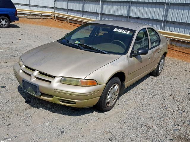 1B3EJ46X6YN180986 - 2000 DODGE STRATUS SE GOLD photo 2