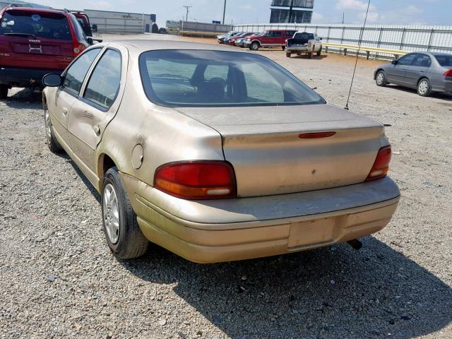 1B3EJ46X6YN180986 - 2000 DODGE STRATUS SE GOLD photo 3