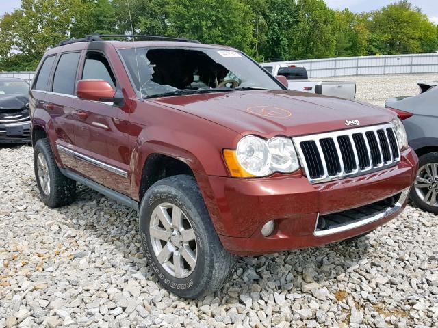 1J8HR58M88C118300 - 2008 JEEP GRAND CHER RED photo 1