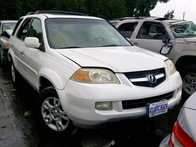 2HNYD18805H539271 - 2005 ACURA MDX TOURIN WHITE photo 1