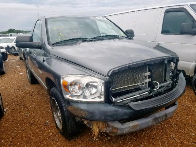 1D7HA16K08J109343 - 2008 DODGE RAM 1500 S GRAY photo 1