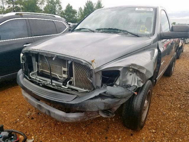 1D7HA16K08J109343 - 2008 DODGE RAM 1500 S GRAY photo 9