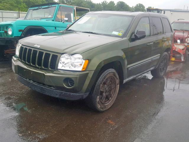 1J8GR48K47C629831 - 2007 JEEP GRAND CHER GREEN photo 2