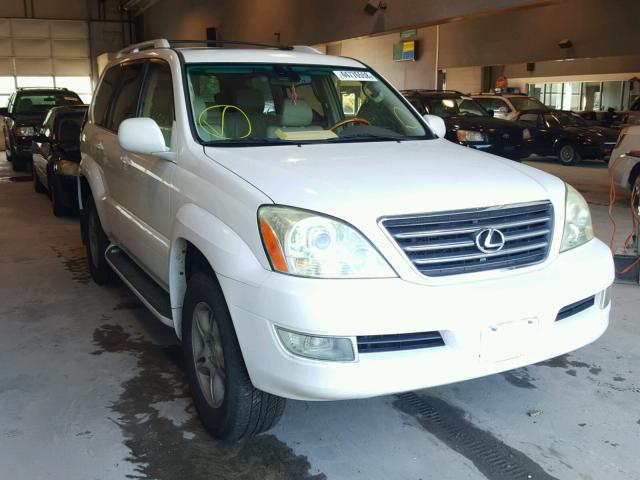 JTJBT20X940033798 - 2004 LEXUS GX 470 WHITE photo 1