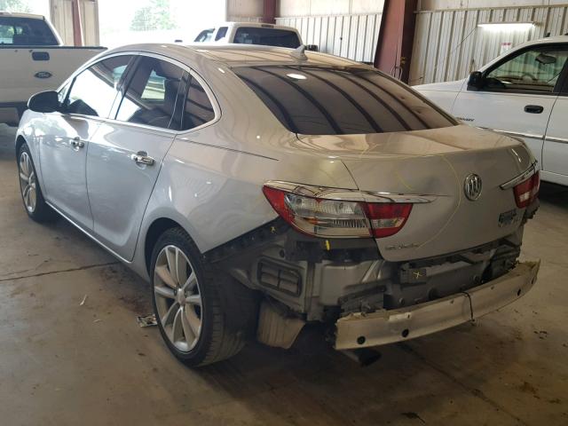 1G4PP5SK7E4112442 - 2014 BUICK VERANO SILVER photo 3