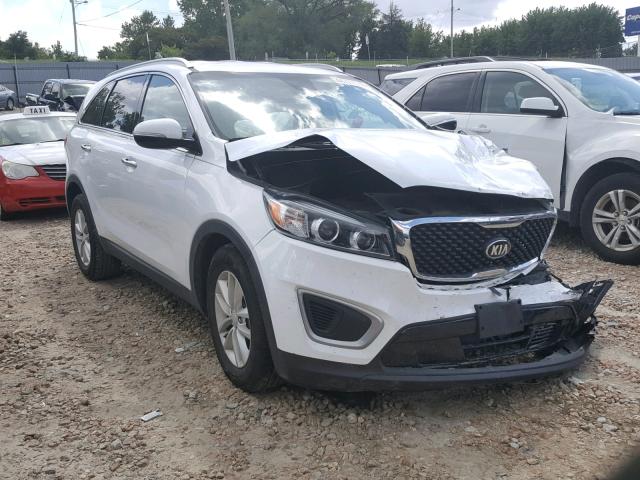 5XYPG4A38HG248223 - 2017 KIA SORENTO LX WHITE photo 1